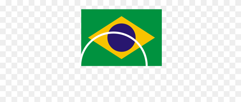 288x298 Band Brasil Clip Art - Brazil Flag Clipart