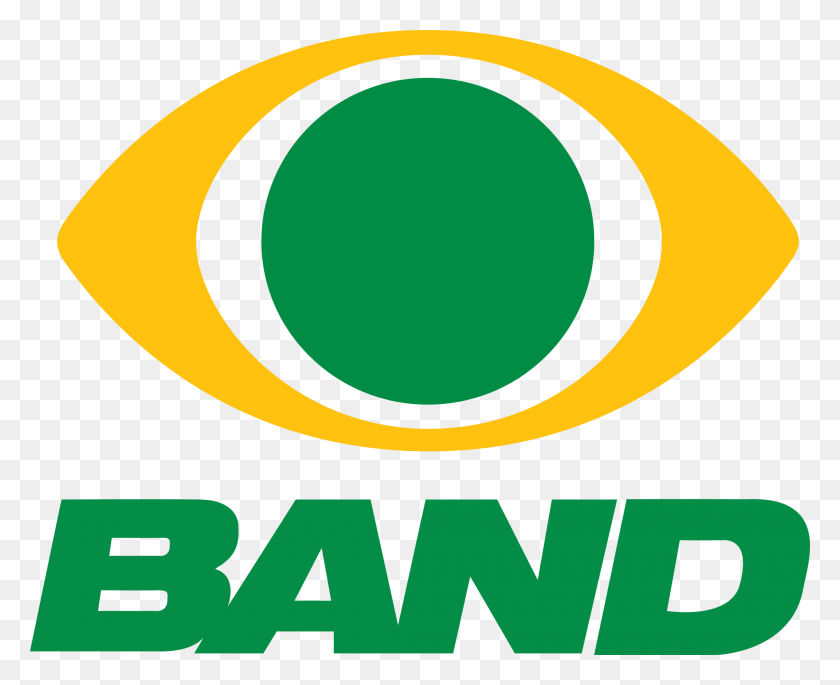 2100x1685 Band Logo Rede Bandeirantes Logo Tv - Band PNG
