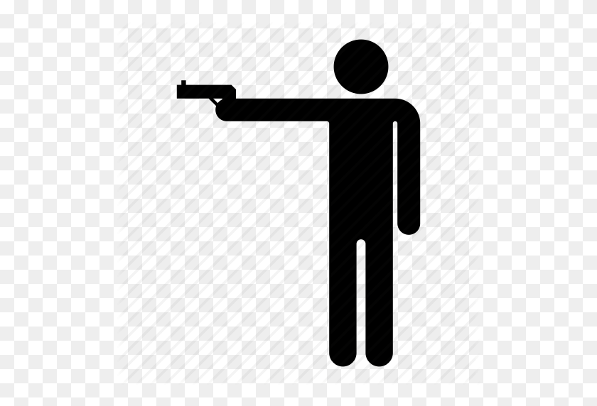 512x512 Bandit, Gangster, Gun, Killer, Man, Men, Shooter Icon - Gangster PNG