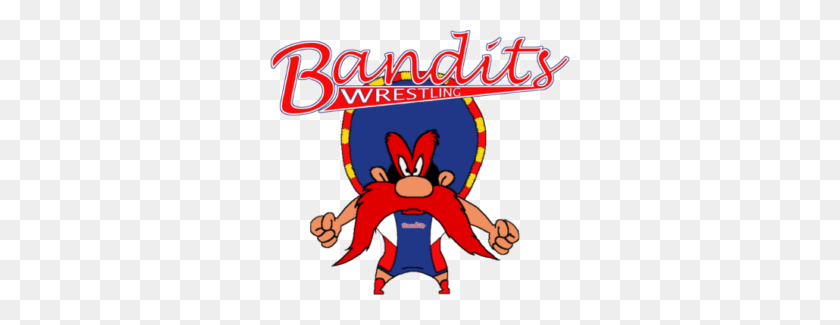 300x265 Bandits Wrestling - Wrestling Clip Art