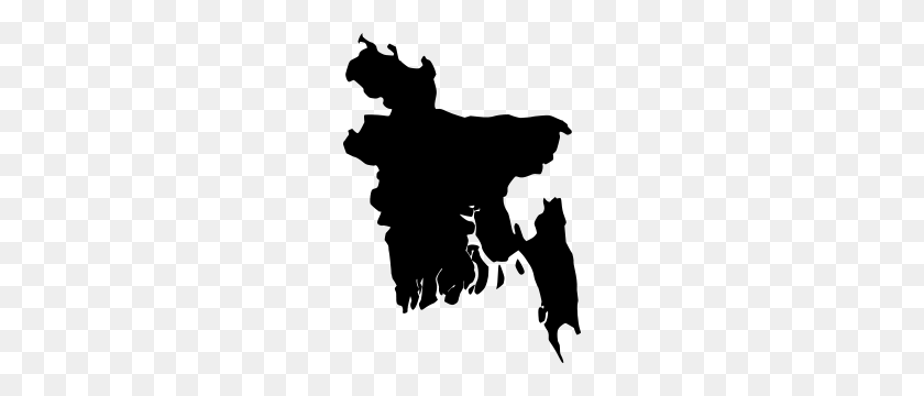216x300 Bangladesh Map Png Clip Arts For Web - World Map Clipart Black And White
