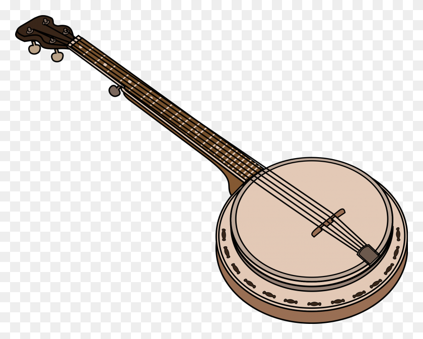 2000x1572 Banjo - Instrumentos De Banda Clipart