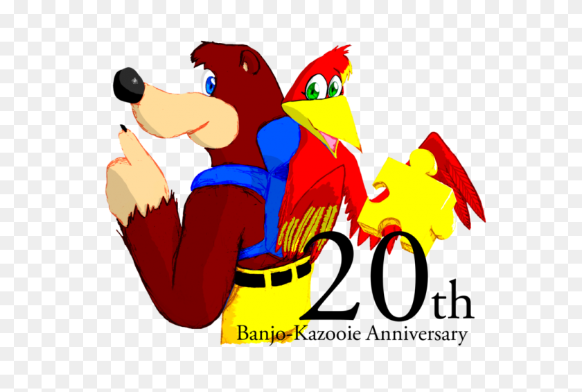 1024x663 Banjo Kazooie Anniversary Special - 20th Anniversary Clip Art