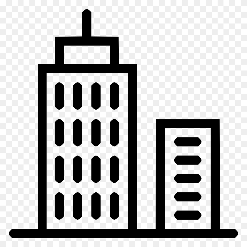 980x982 Bank Business Building Skyscraper House City Png Icon Free - Skyscraper PNG
