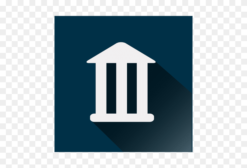 512x512 Bank Square Icon - Bank Icon PNG