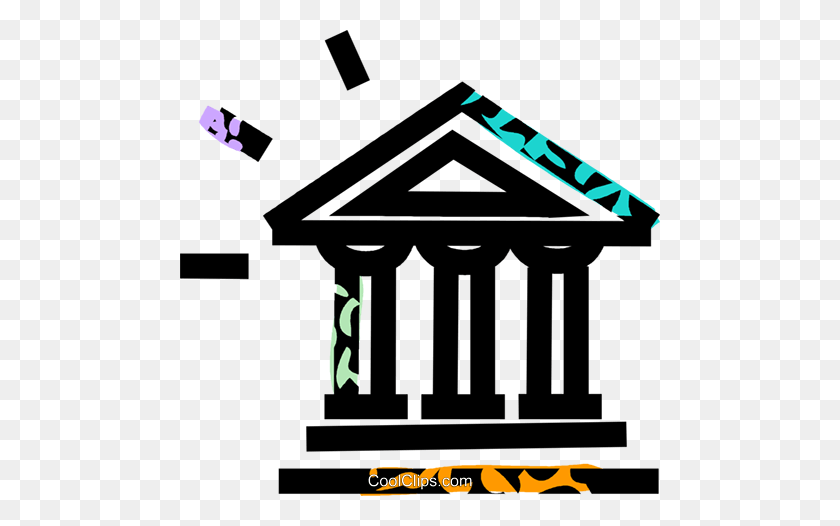 480x466 Символ Банка Роялти Бесплатно Векторные Иллюстрации - Банк Клипарт