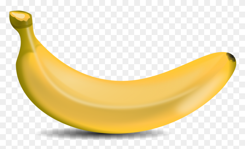 2400x1388 Banna Clip Large Banana Huge Freebie Download For Powerpoint - Free Banana Clipart