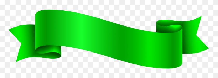 8000x2467 Banner Green - Banner Clipart