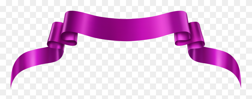 8000x2798 Баннер Пурпурный Png Картинки - Флаг Баннер Клипарт