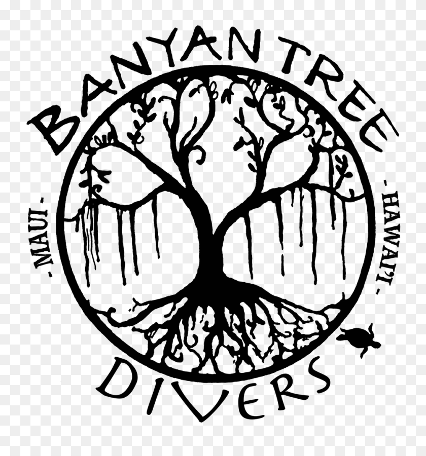 1024x1103 Banyan Tree Divers Scuba Maui Подводное Плавание С Аквалангом В Лахайне Каннапали - Акваланг Клипарт