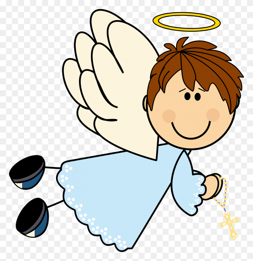 1545x1600 Крещение Первое Причастие Ангел Ребенка Клипарт - Бесплатный Клип Первого Причастия
