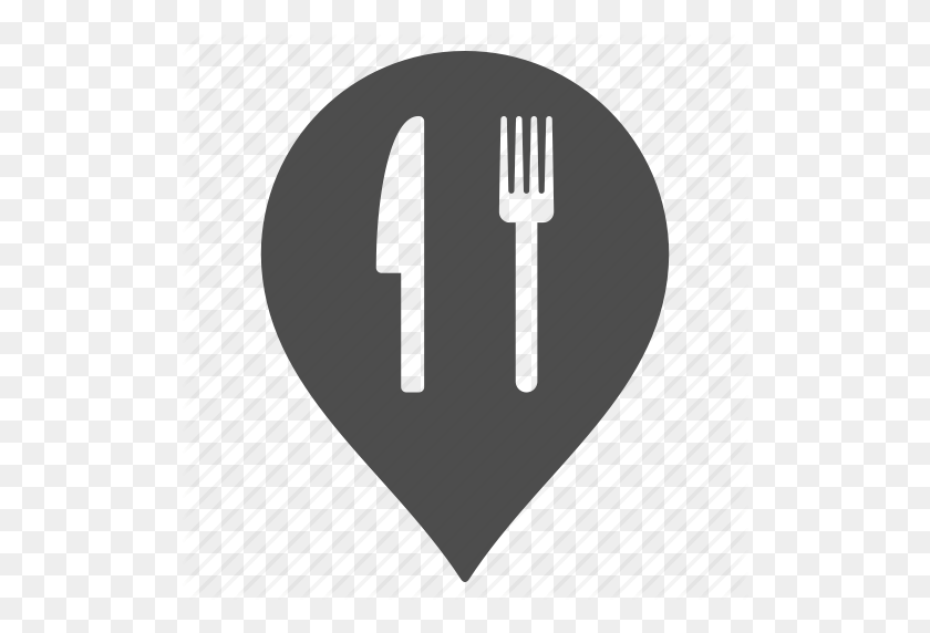 512x512 Bar, Cafetería, Café, Comida, Ubicación, Marcador De Mapa, Icono De Restaurante - Icono De Restaurante Png
