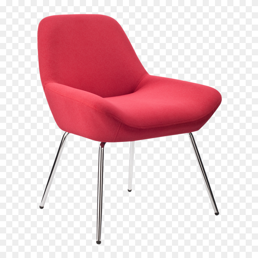 800x800 Bar Chair Carmen - Red Bar PNG
