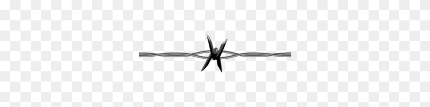 300x150 Barb Wire Fence - Barbed Wire Fence PNG