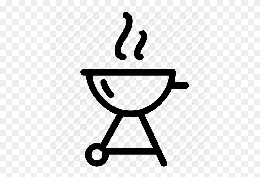 512x512 Barbecue, Bbq, Beef, Charcoal, Garden, Grill, Hot Icon - Bbq Utensils Clipart