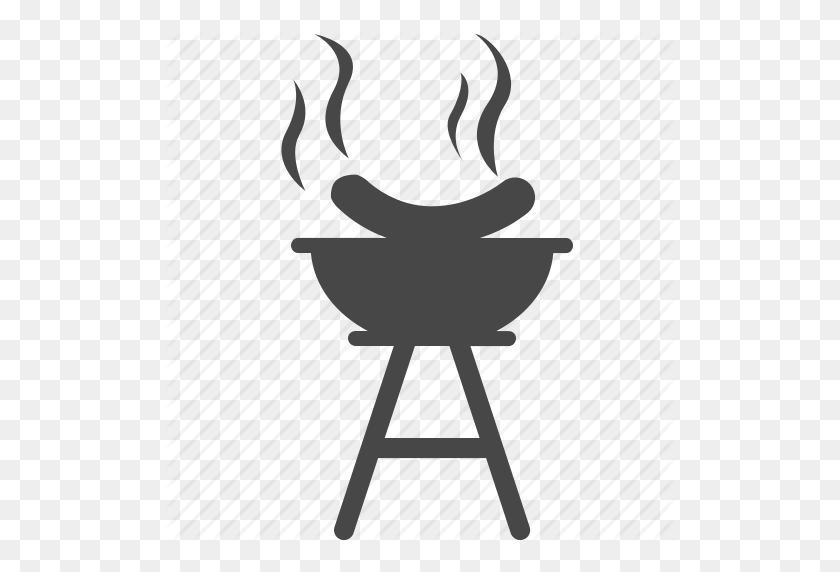 512x512 Barbecue, Bbq, Cook, Food, Grill, Hotdog, Sausage Icon - Bbq Grill PNG
