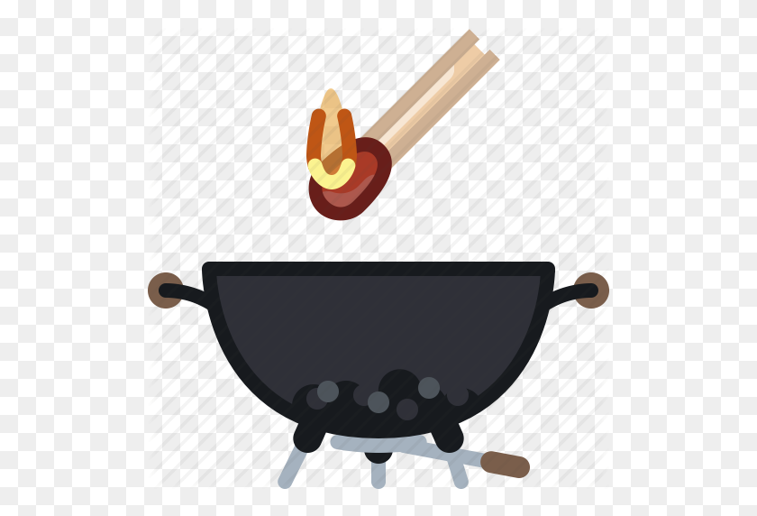 512x512 Barbacoa, Briquetas, Cocina, Fuego, Parrilla, Fósforos, Yumminky Icon - Barbecue Grill Clipart