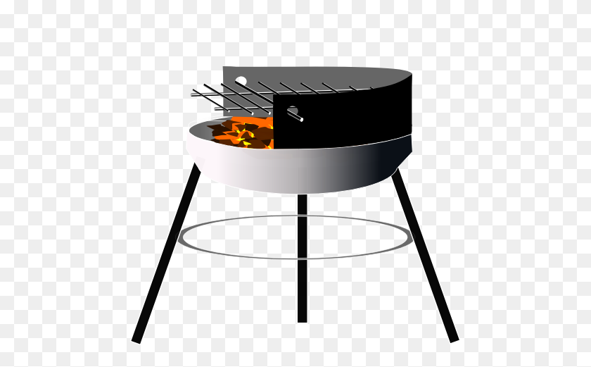471x461 Barbecue Clipart Grill Fire - Bbq Grill Clipart