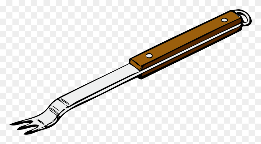 2400x1252 Barbecue Fork Cliparts - Fork Clipart