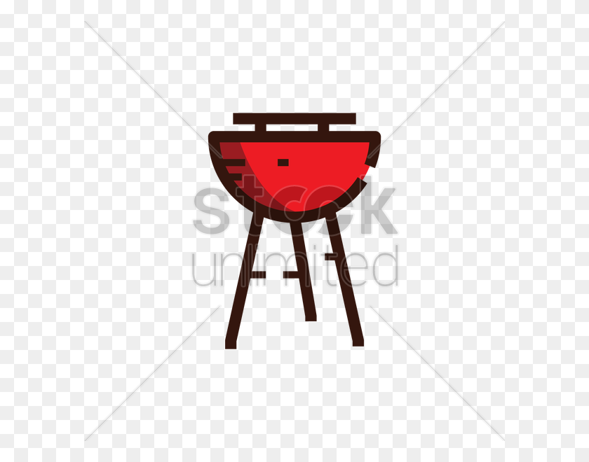 600x600 Barbecue Grill Vector Image - Barbecue Clipart