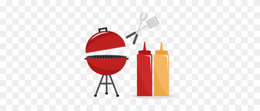 300x300 Barbecue Sauce Clipart Black And White - Bbq Clipart Black And White