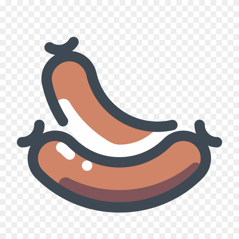 1600x1600 Barbecue Sausages Icon - Sausage PNG