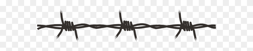 600x111 Barbed Wire Lighter Clip Art - Barbed Wire Clipart