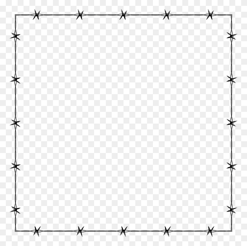 776x776 Barbed Wire Png Border Transparent Barbed Wire Border Images - Rope Border PNG