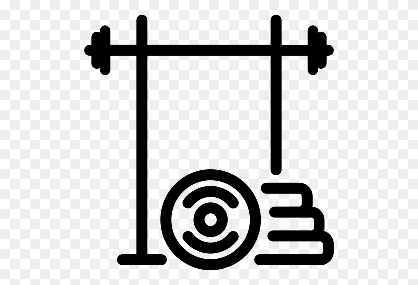 512x512 Barbell And Plates Png Icon - Barbell PNG