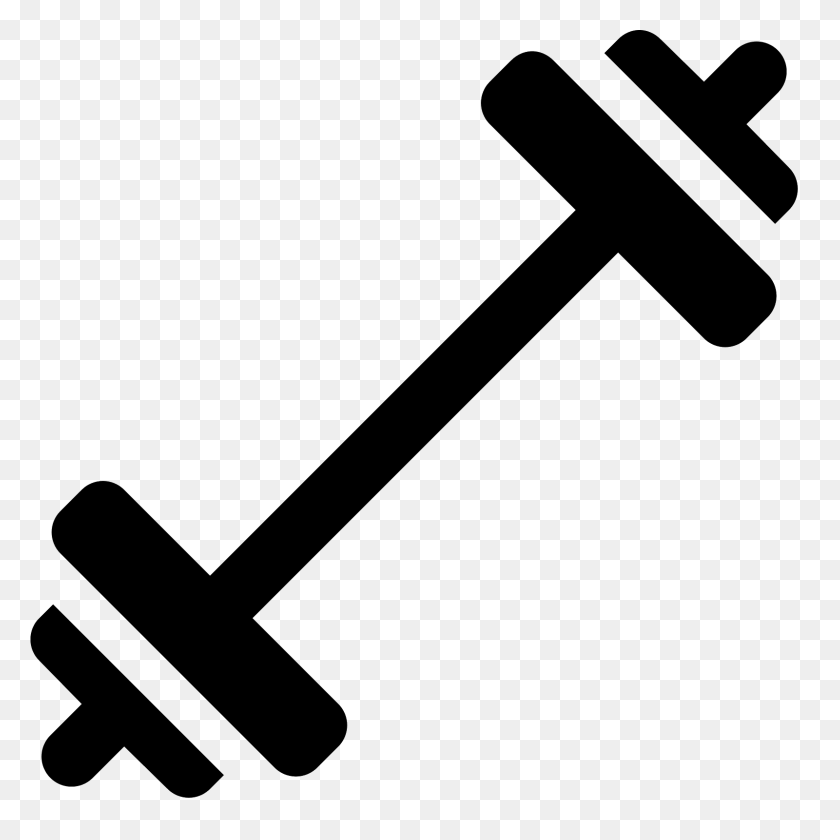 1600x1600 Barbell Icon - Barbell PNG