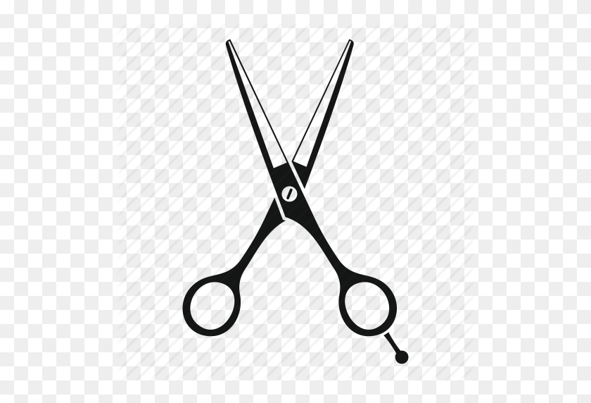 512x512 Barber, Barbershop, Beautiful, Beauty, Hairstyle, Scissors Icon - Barber Scissors PNG
