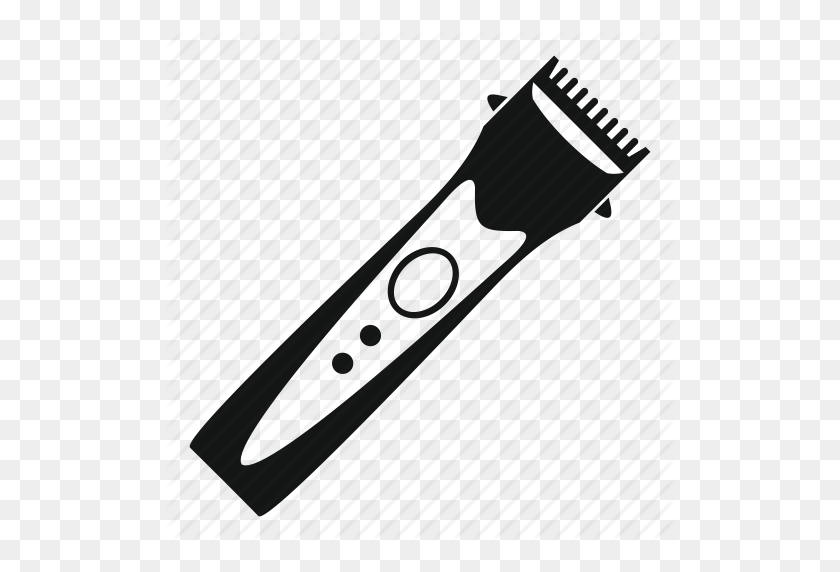 512x512 Barber, Beauty, Clipper, Design, Graphic, Hair, Razor Icon - Barber Clippers PNG
