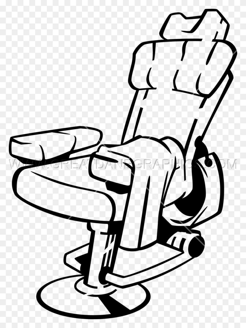 825x1120 Barber Chair Clipart, Antique Barber Chair Silhouette Stock Vector - Barber Pole Clipart