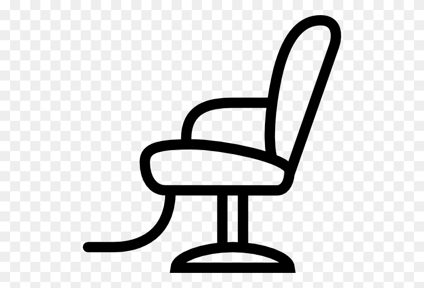 512x512 Barber, Chair Icon - Barber Clipart Black And White