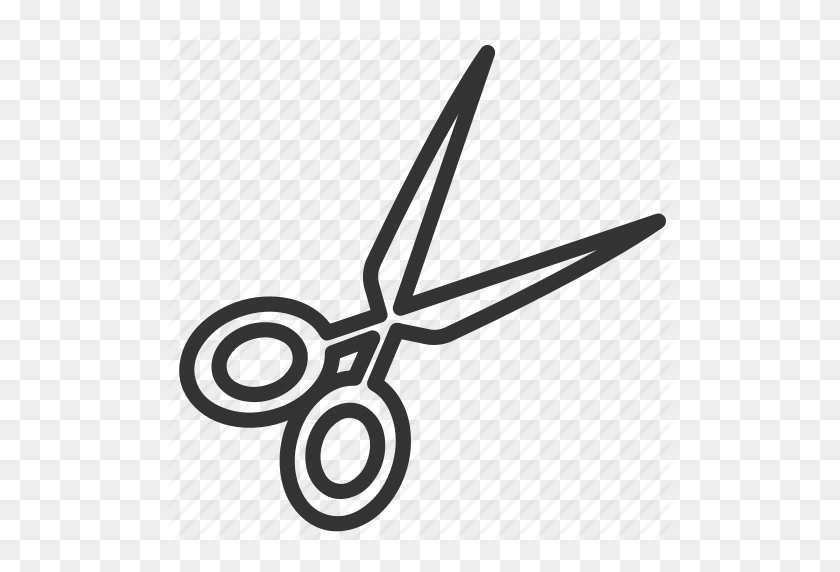512x512 Barber, Cut, Hair, Salon, Scissor, Tool Icon - Salon Scissors Clipart