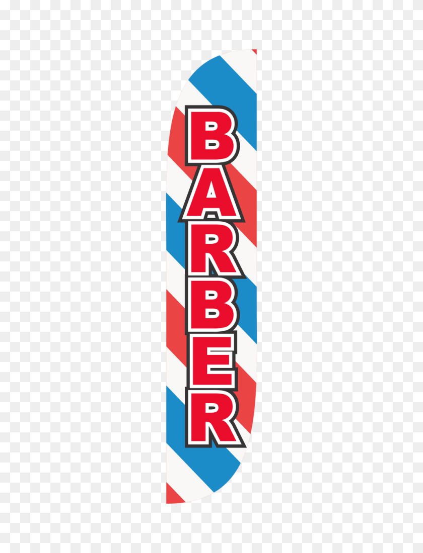 960x1280 Barber Feather Flag - Barber Shop Pole PNG