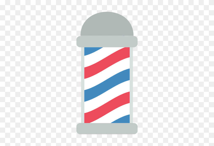 512x512 Barber Pole Emoji For Facebook, Email Sms Id - Barber Pole PNG