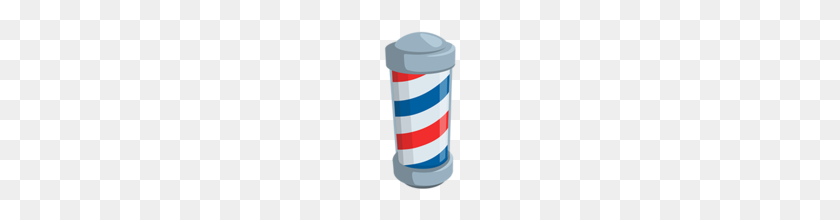 160x160 Barber Pole Emoji On Messenger - Barber Pole PNG