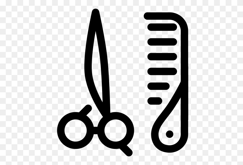 512x512 Barbers, Hair, Hairdresser Icon With Png And Vector Format - Barber Clipart Black And White
