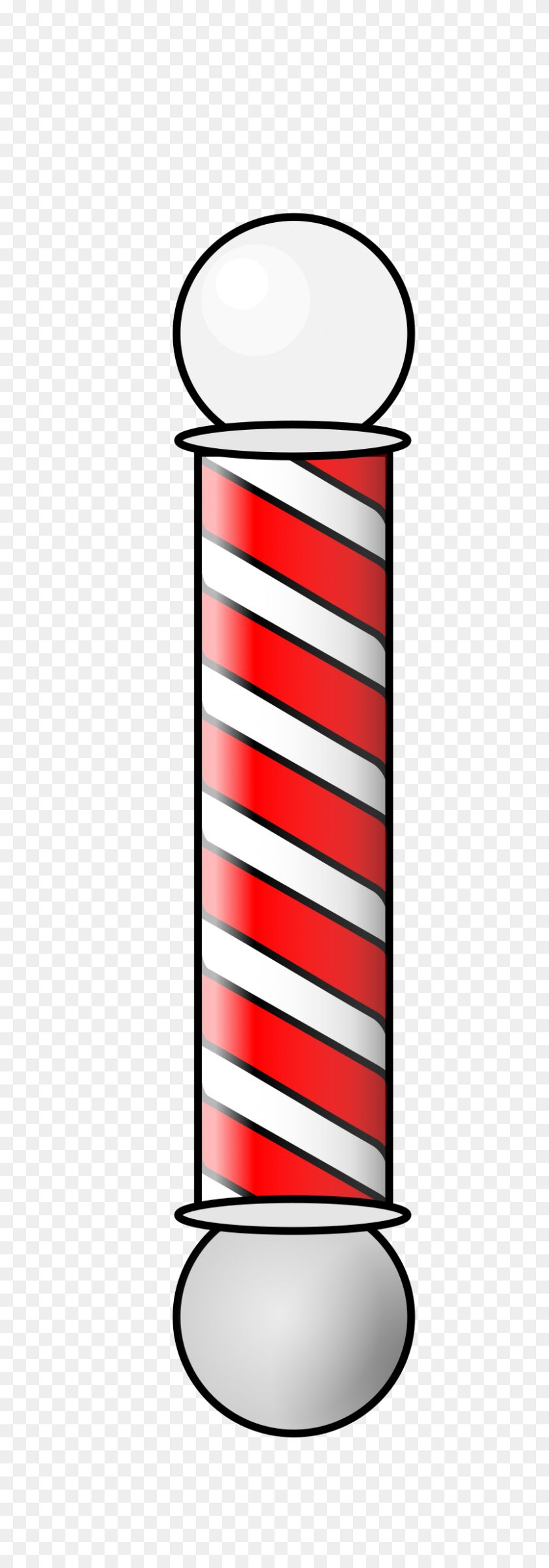 800x2400 Barbershop Pole Smil Animation Icons Png - Barber Shop Pole PNG