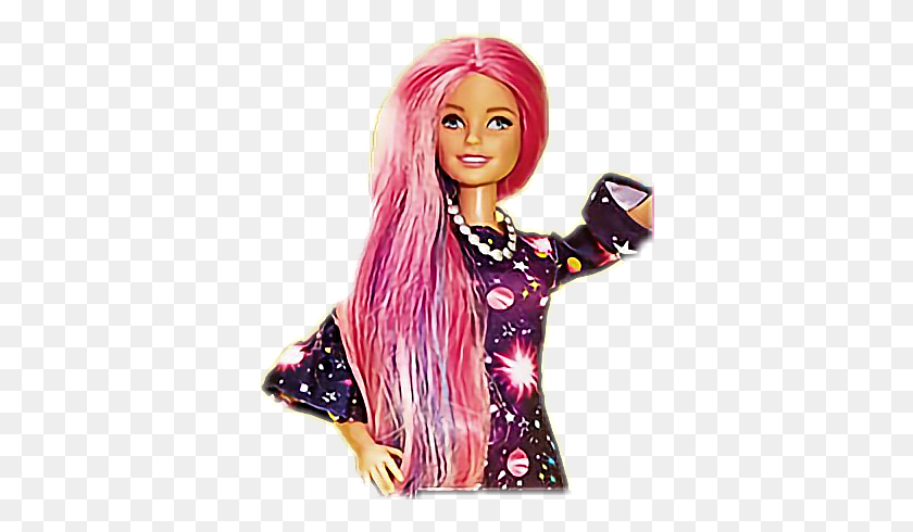 364x430 Barbie Doll Puppet Longhair Pinkhair Toy - Barbie Doll PNG