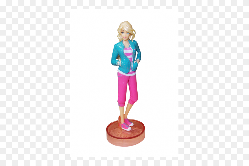 500x500 Muñeca Barbie Estatuilla - Muñeca Barbie Png