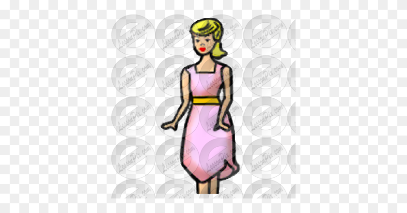 380x380 Barbie Picture For Classroom Therapy Use - Barbie Clipart