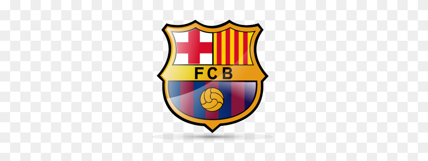 256x256 Barcelona Fc Logo Icon Download Soccer Teams Icons Iconspedia - Barcelona Logo PNG