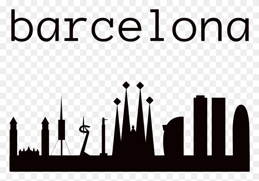 1575x1062 Barcelona, ​​Skyline De Barcelona Barcelona, ​​Skyline - Silueta De La Ciudad Png