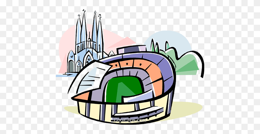 480x373 Barcelona Spain Clipart Free Clipart - Sightseeing Clipart