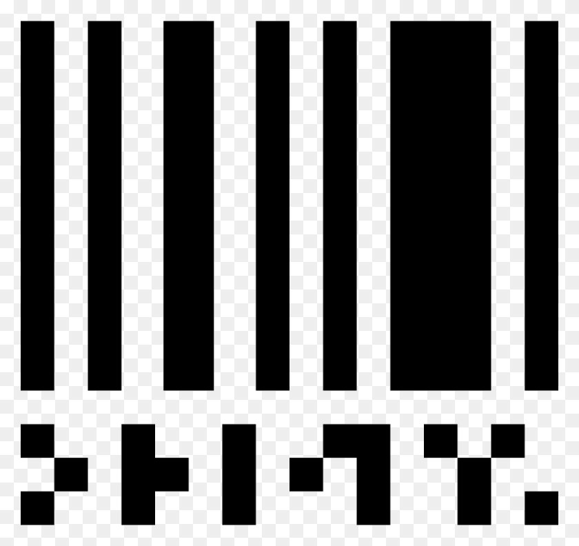 980x920 Barcode Png Icon Free Download - White Barcode PNG