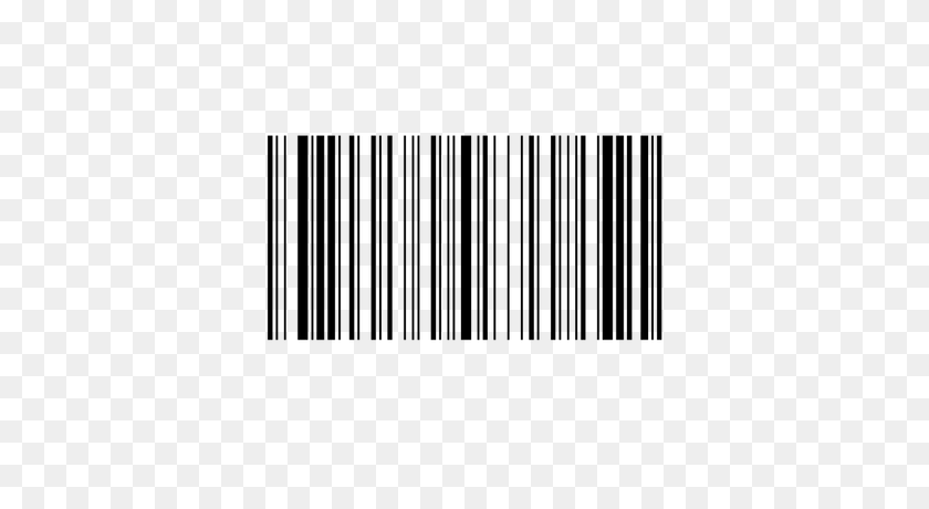 400x400 Barcode Transparent Png - White Barcode PNG