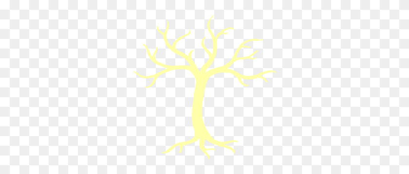 294x298 Bare Tree Yellow Clip Art - Bare Tree Clipart