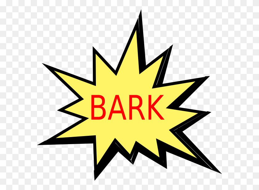 600x557 Bark Clip Art - Bark Clipart